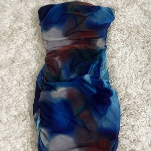 princess polly micah mini dress blue